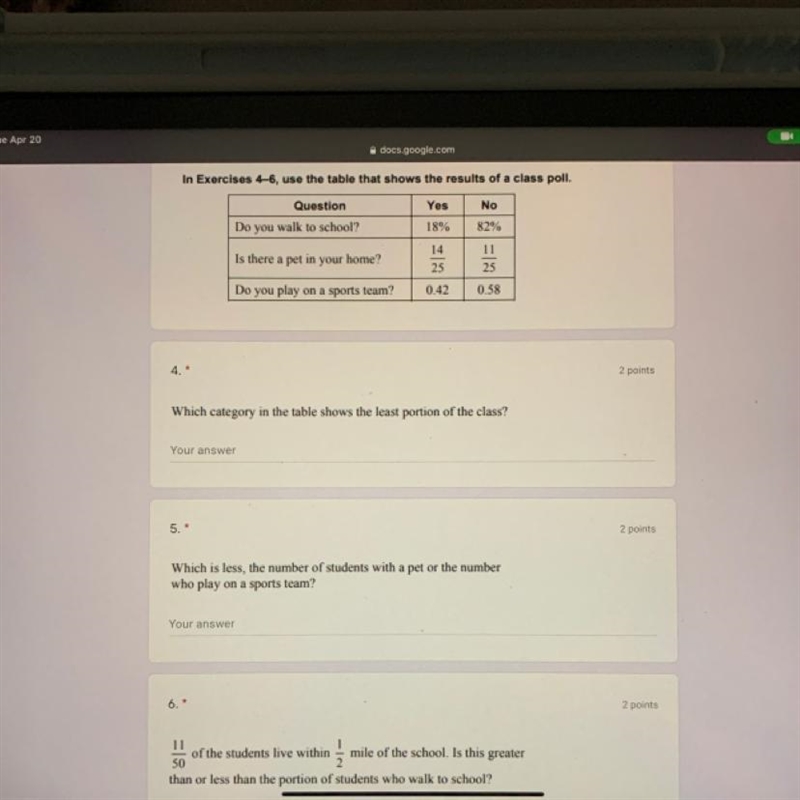 Answer these 3 questions please :) the table is shown above for these 3 questions-example-1