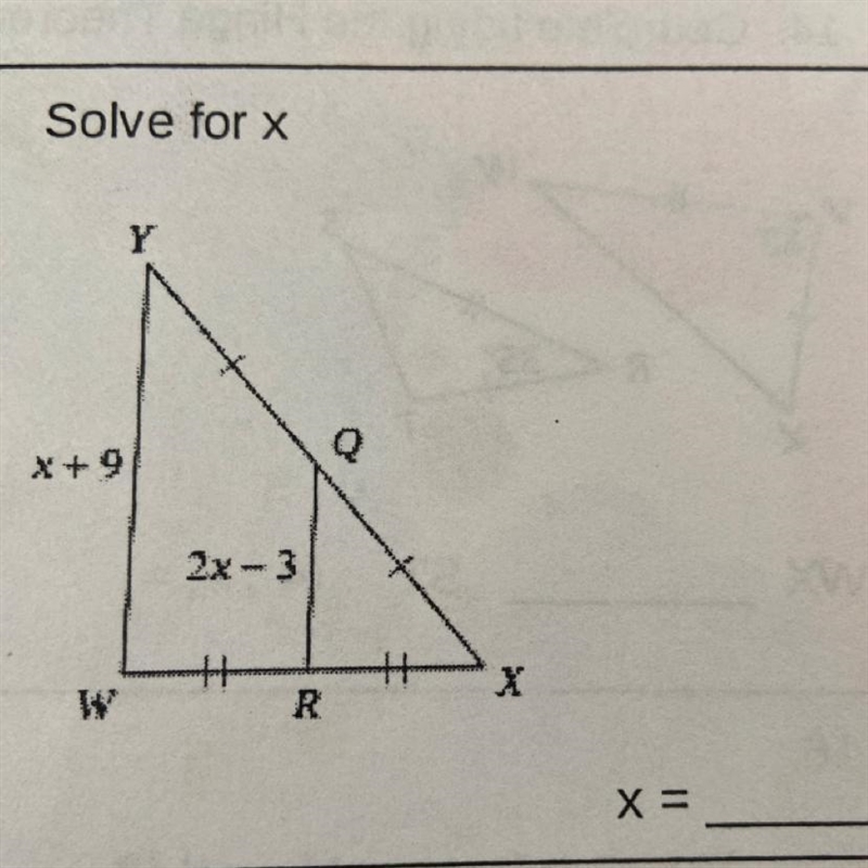 Solve for x, please solve ASAP!! Due today!-example-1