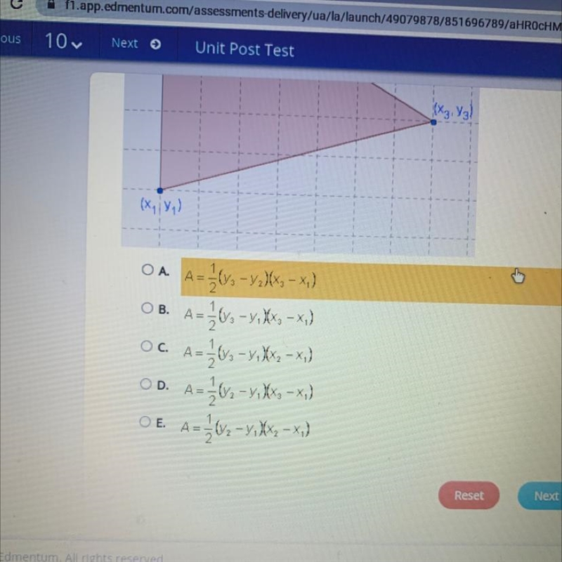 What is the area of this triangle￼?-example-1