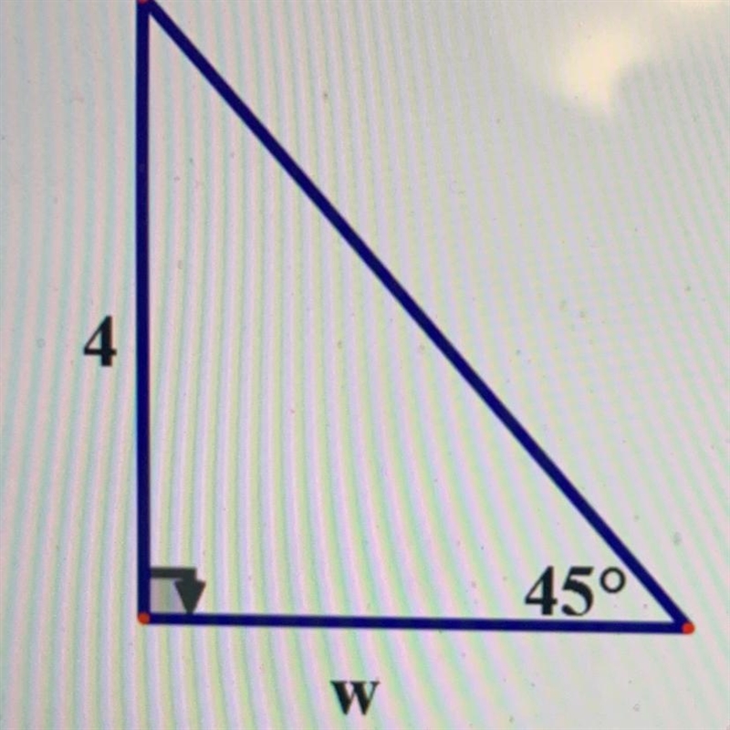 For the right triangle find the missing length. Round your answer to the nearest tenth-example-1