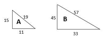 What is the scale factor from figure B to A?-example-1