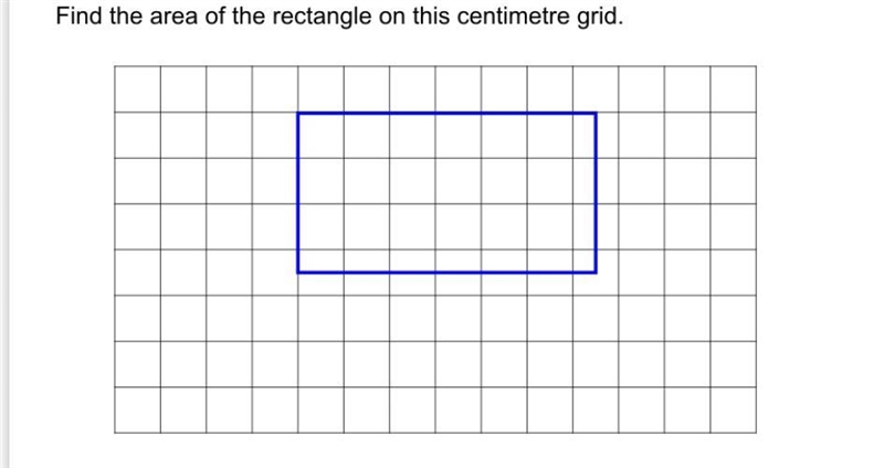 Find the area of the rectangle on this centimetre grid.-example-1