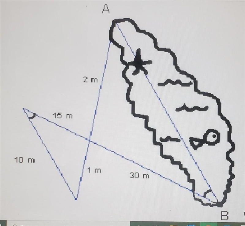 What is the distance between a and b a 45 b 20 c 25 d 60​-example-1