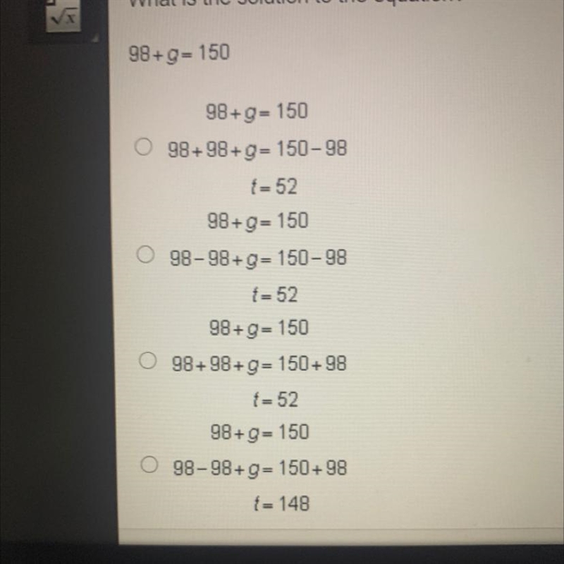 What is the solution to the equation?-example-1