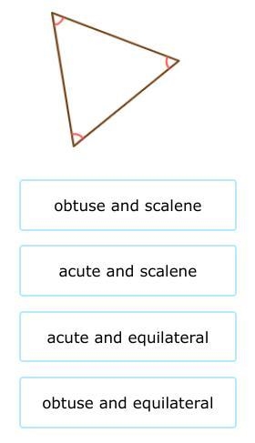 Classify this triangle by its sides and angles.-example-1