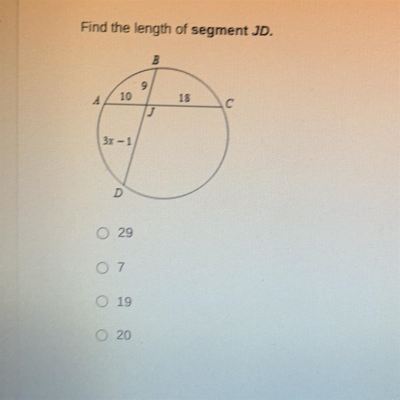 Find the length of segment JD-example-1