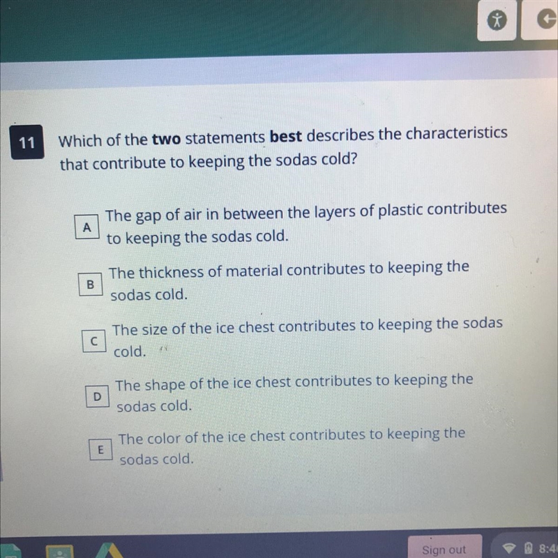 Which of the two statements best describes the characteristics that contribute to-example-1