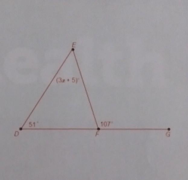 Given the figure what is the value of x​-example-1