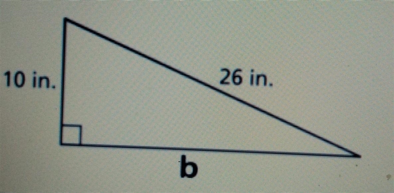 Find the missing length of the triangle​-example-1