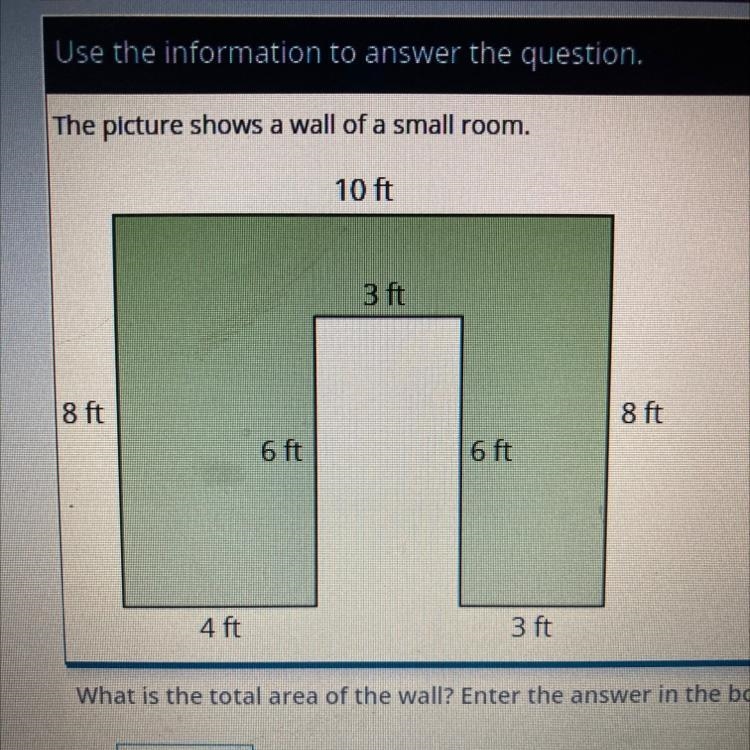 The picture shows a wall of a small room.-example-1