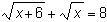 Which equation results from isolating a radical term and squaring both sides of the-example-1