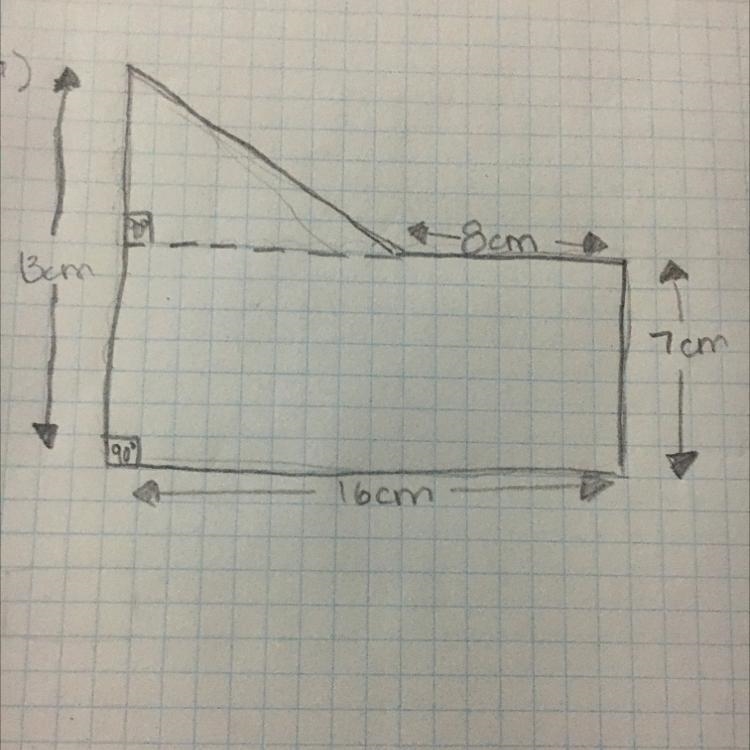 What is the area of the following figure?-example-1