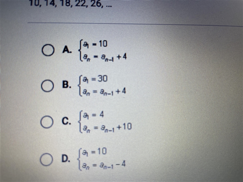 Will someone like please help me on my math ;( What is the recursive formula for this-example-1