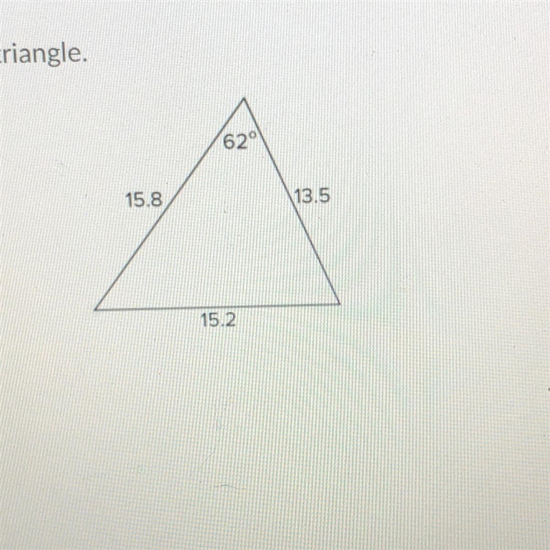 Determine the area of the triangle. 90.6 square units 50.1 square units 94.2 square-example-1