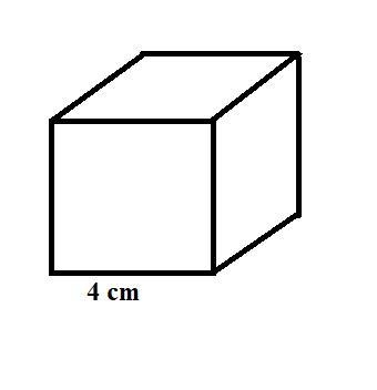 The surface area of a cube with side 4 cm is-example-1