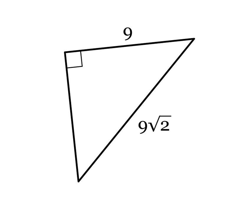 Find the length of the third side. If necessary, write in simplest radical form.-example-1