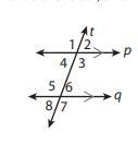 PLEASE HELP DUE TODAY PLPLZPLZ Answer the questions: If Angle 2 is 60. Find angle-example-1