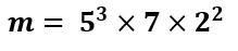 What is the least number to be multiplied with 'm' to make it perfect cube?-example-1