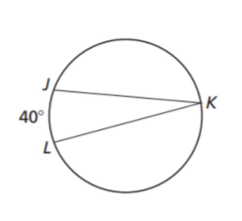 Find the measure of m∠K-example-1