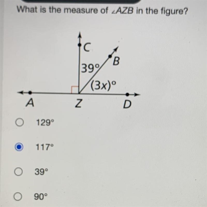 OK SO I PUT IT AS 117 DEGREES BUT IM NOT SURE IF ITS RIGHT SO CAN SOMEONE PLEASE CONFIRM-example-1