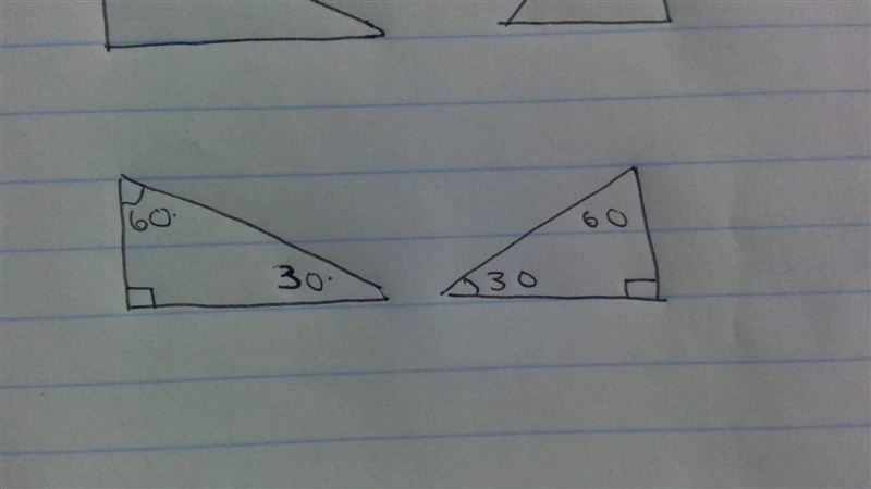 True or false the triangles show below must be congruent-example-1