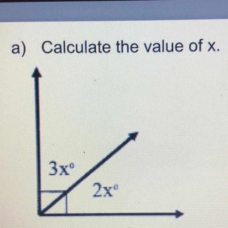 A) Calculate the value of x.-example-1