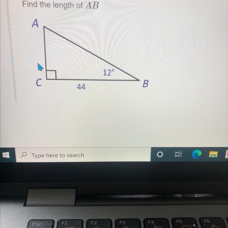 Find the length of AB-example-1