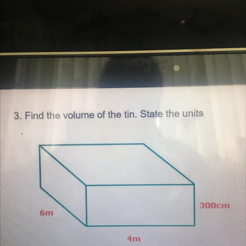 Find the volume of the tin. state the units who ever helps i’ll give you a brainialist-example-1