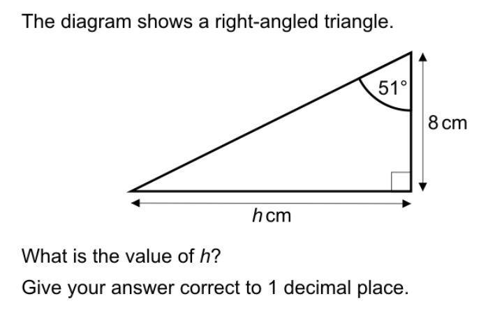 This is the answer to the question It is 9.9cm-example-1