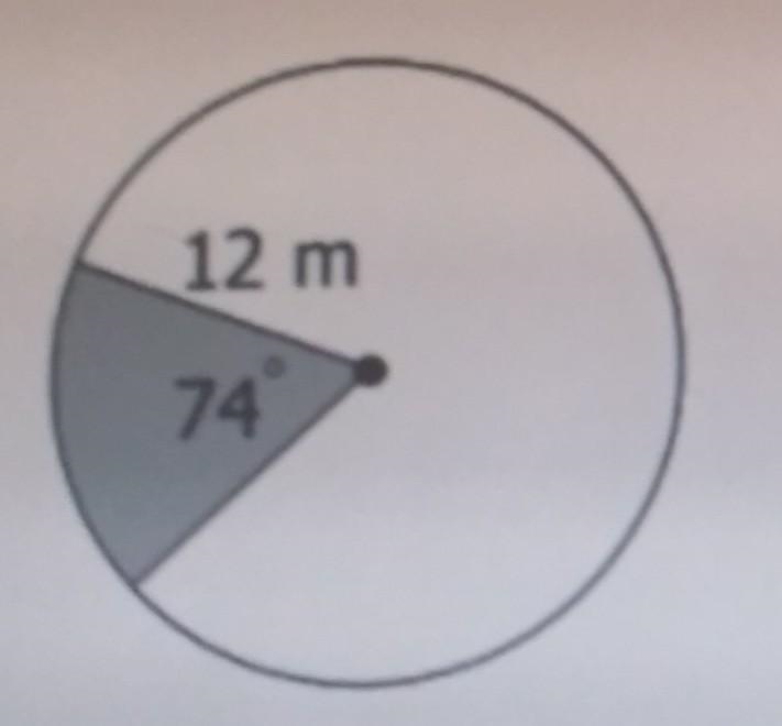 Find the area of the Shaded sector. round to the nearest hundreds place PLS HELP​-example-1