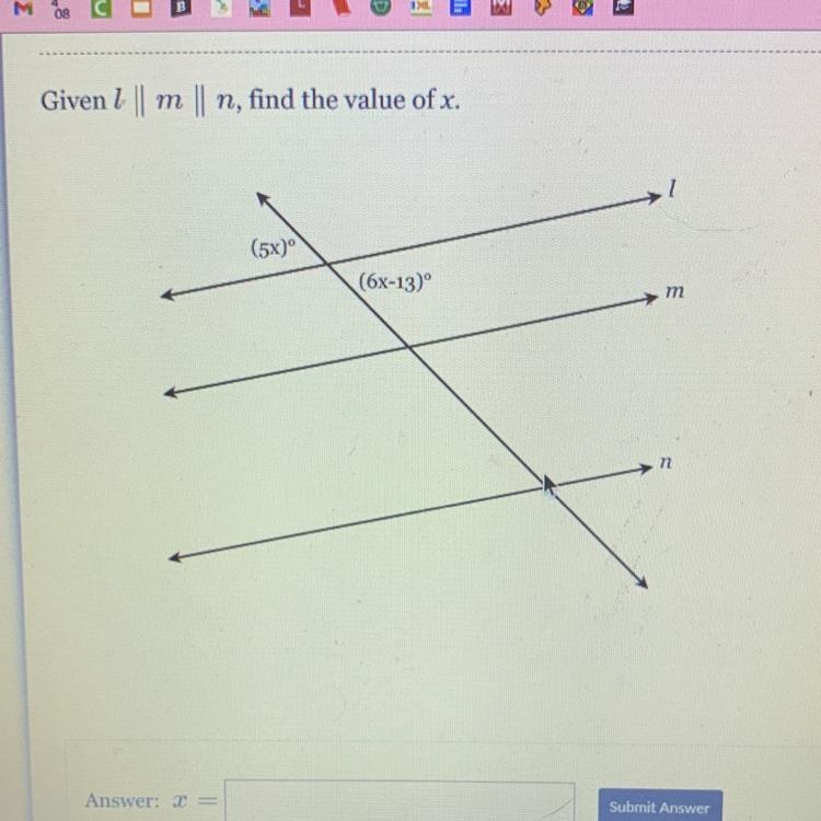 PLZ HELP ASAP!!! solve for X!!-example-1