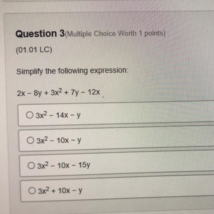 Simplify the following expression:-example-1