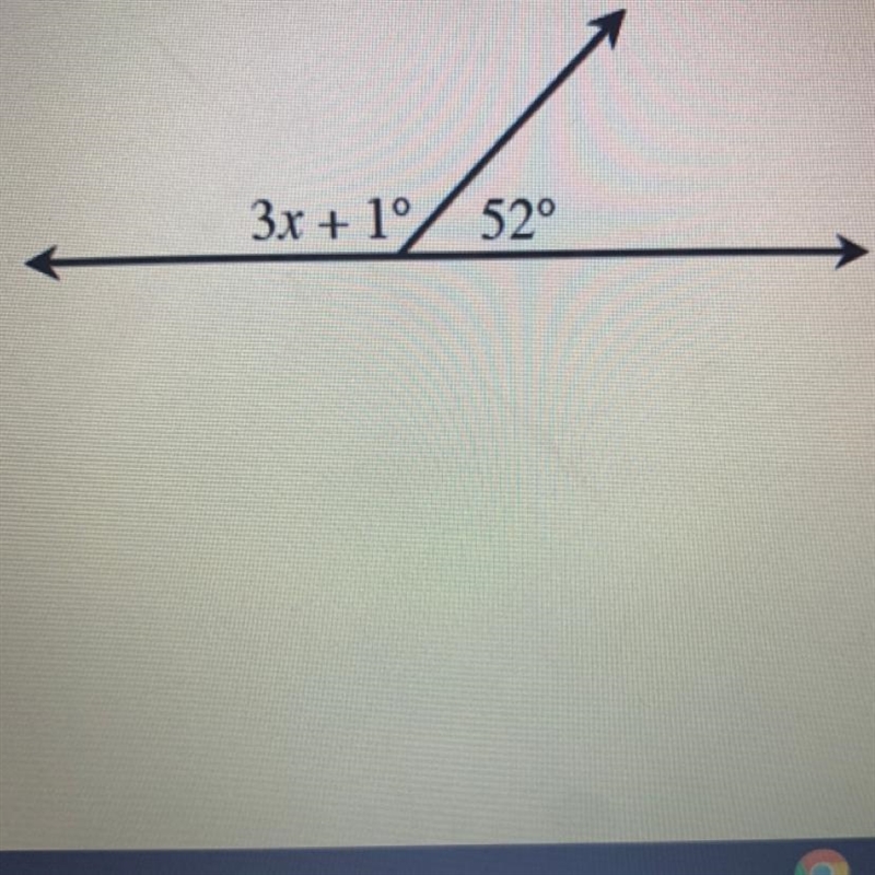 Wrote an equation to find x-example-1