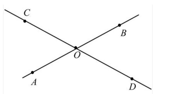 Which are pairs of vertical angles? \ A = ∠COB & ∠COA B = ∠BOD & ∠AOD C = ∠COB-example-1