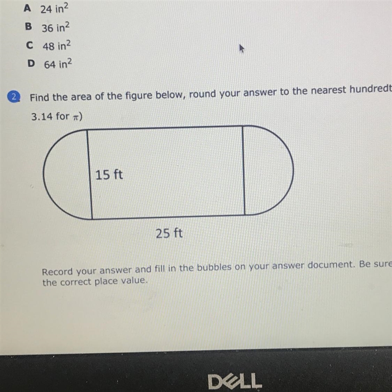 Find the area of the figure below, round your answer to the nearest hundredth. (use-example-1