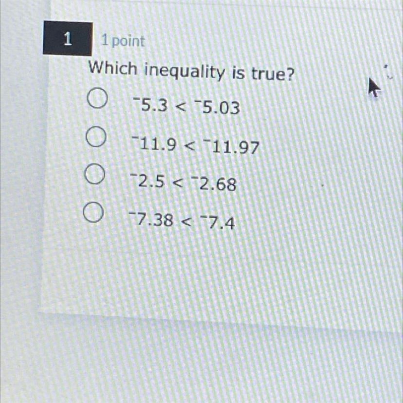 Which inequality is true?-example-1