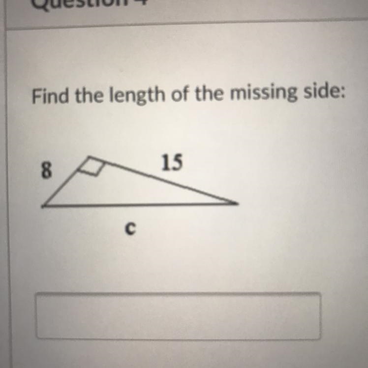 Find the length of the missing side-example-1