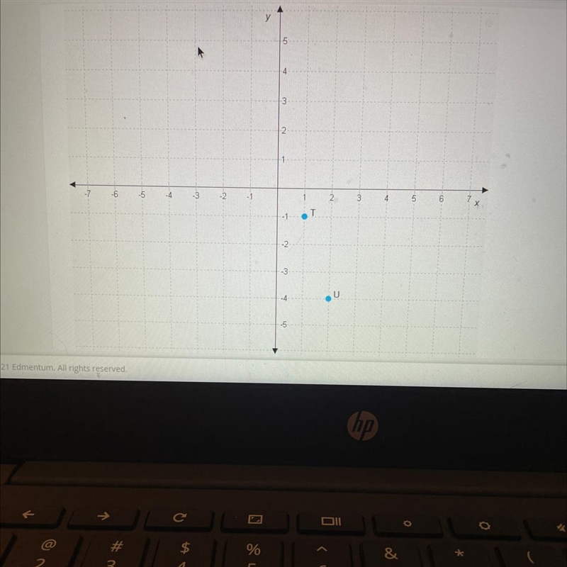 What is the appoximate distance between T and U? round your answer to the nearest-example-1