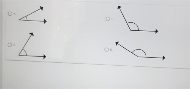 Which angle is about 30°? ​-example-1