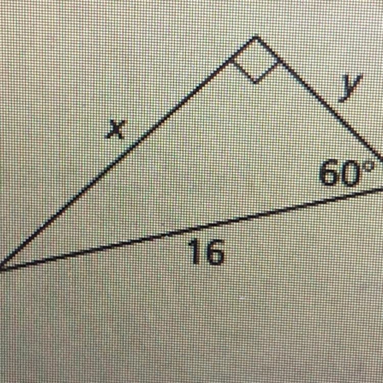 Find the values of x and y. Write your answer in simplest form-example-1