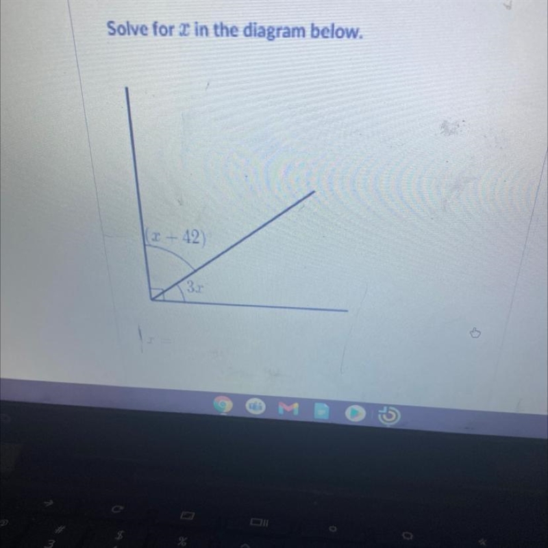 Solve for x in the diagram * 10 POINTS HELP*-example-1