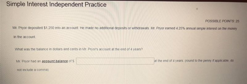 Help plssss I need to find mr pryor account balance-example-1