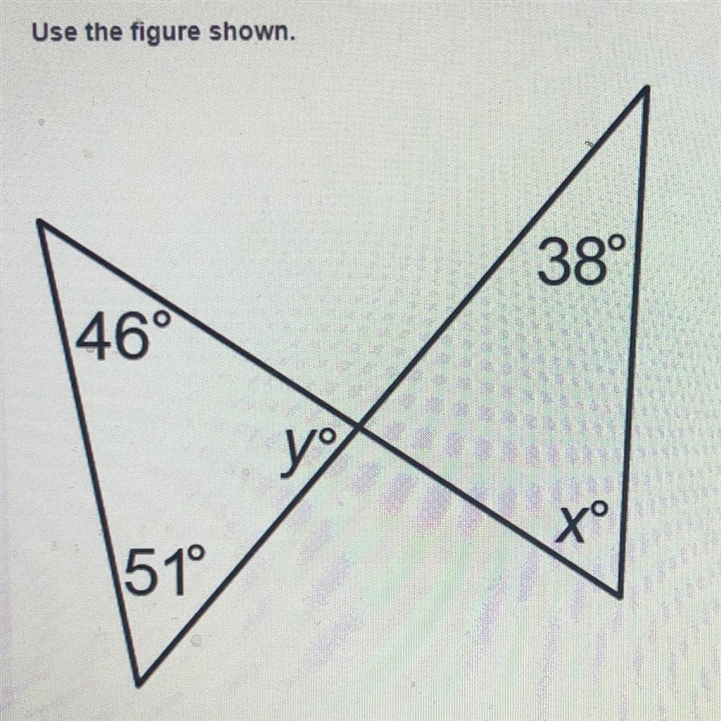 What’s the value of y? What’s the value of x?-example-1