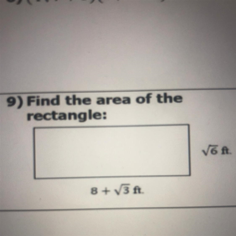 Find the area of the rectangle:-example-1