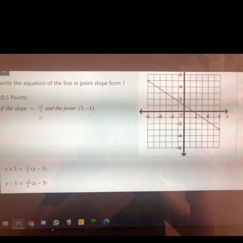 Can someone help me is the answer a or b ??:(-example-1