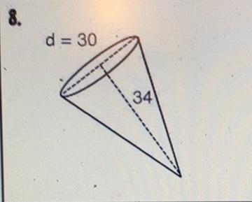 Please help having a hard time understanding locate the volume of the cone.-example-1