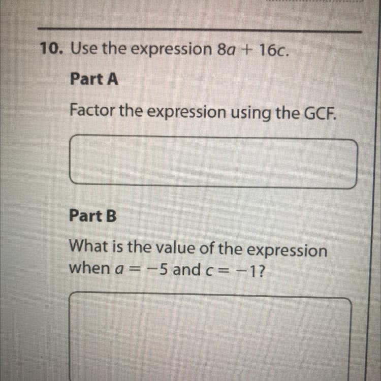 Use the expression 8a+16c PLEASE HELP MEEE-example-1