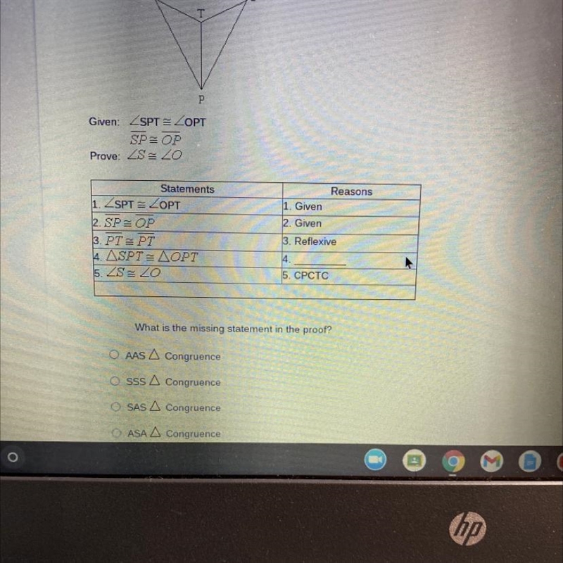 What is the missing statement in the proof?-example-1