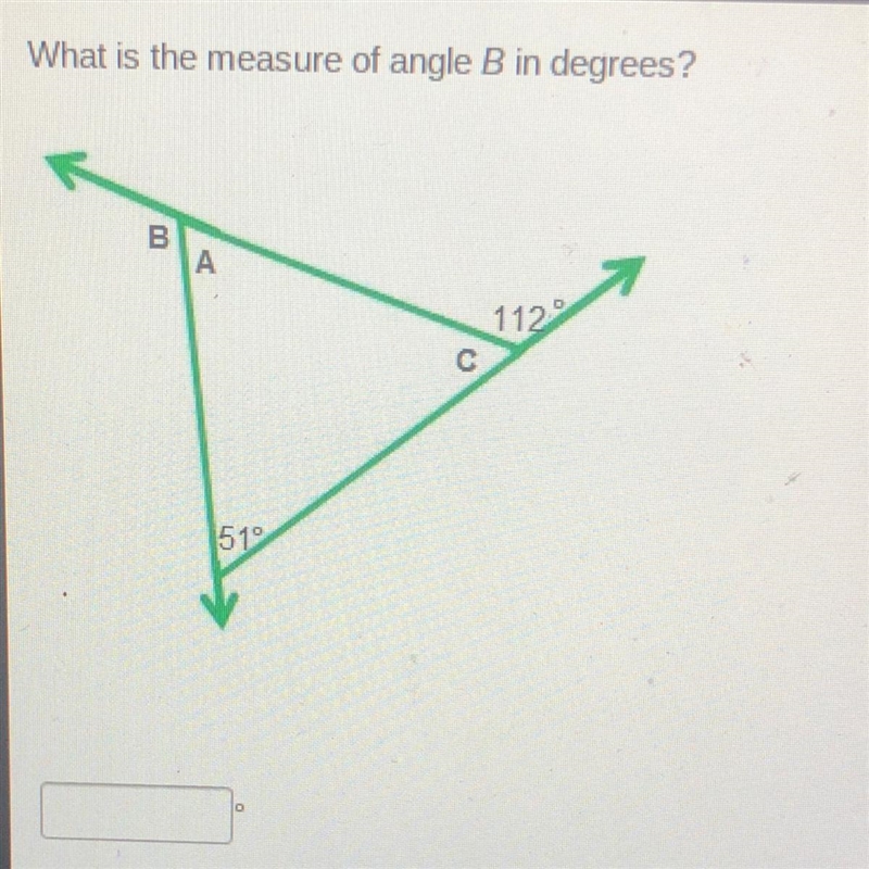 What is the measure of angle B in degrees?-example-1