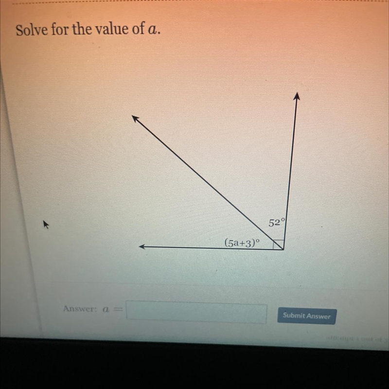 Solve for the value of a-example-1